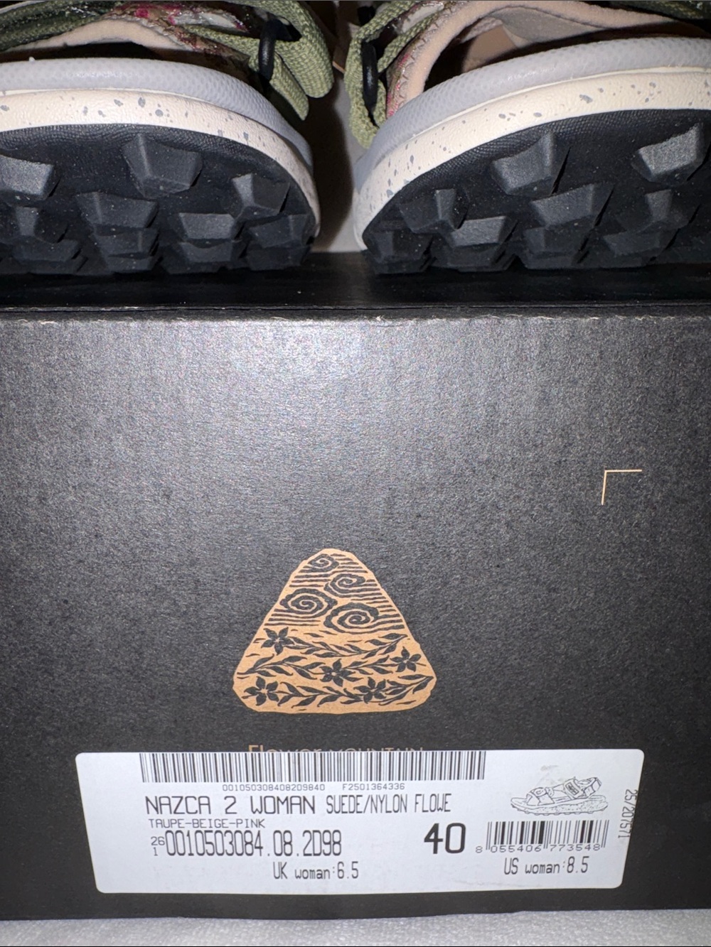 NWT Flower Mountain Nazca 2 Sandal in Taupe - Picture 8 of 15